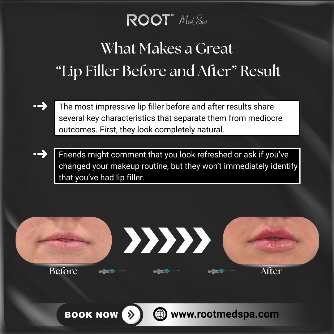 What Makes a Great "Lip Filler Before and After" Result