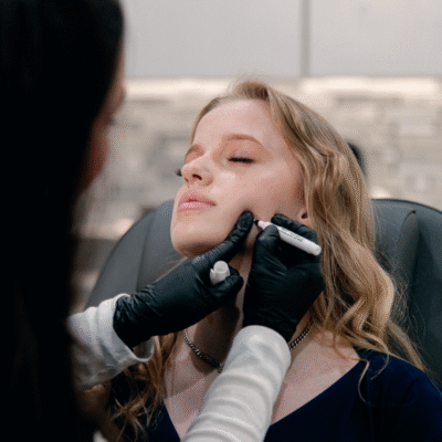Hannah getting injected 3